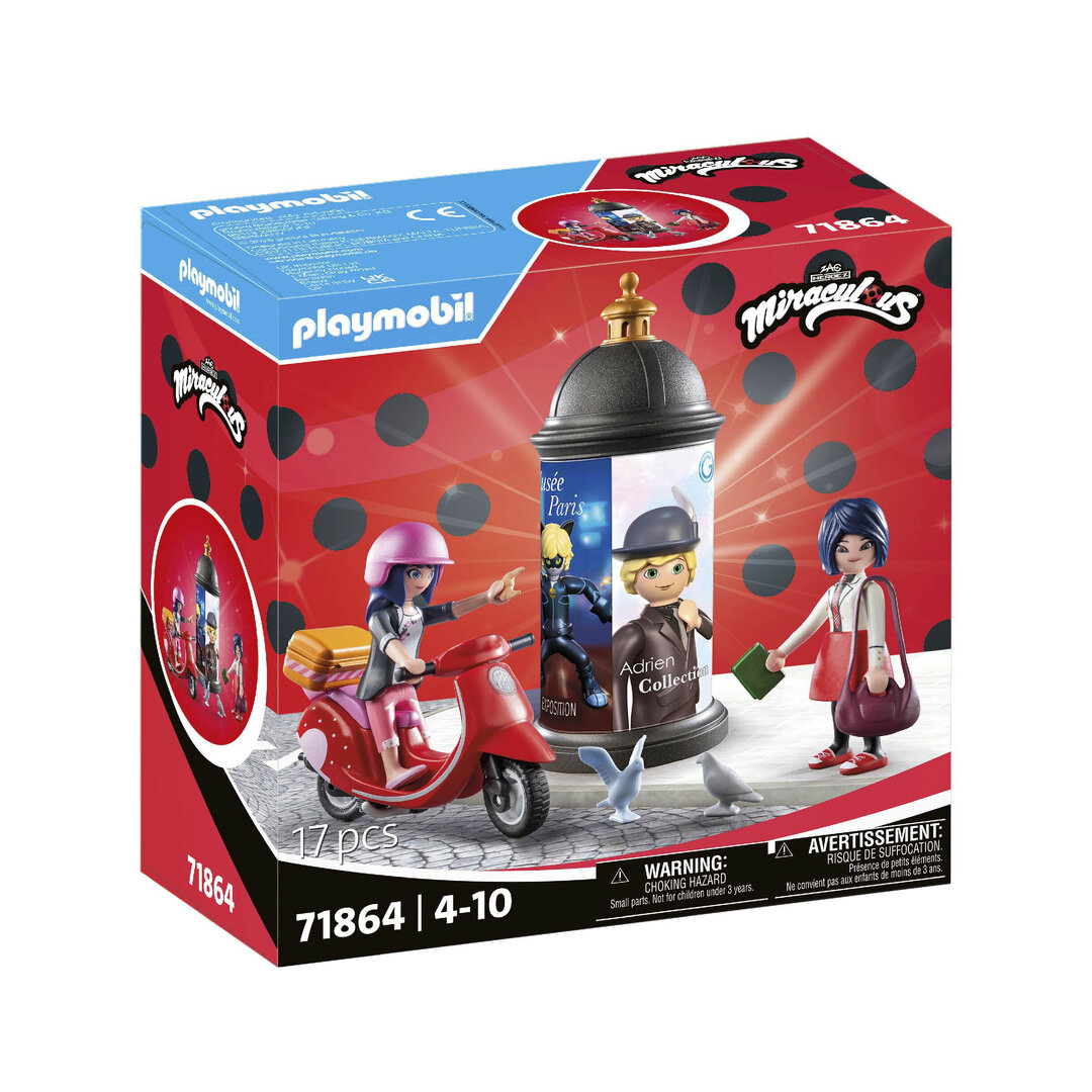 Playmobil 71864 Paseo en scooter por París ¡Miraculous! | clickclack.es